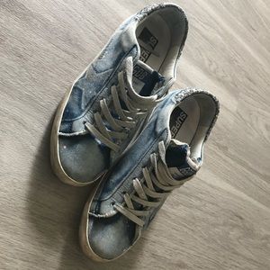 Golden Goose Deluxe Brand size 38 denim sneakers